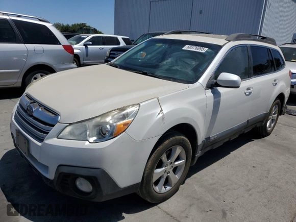 2014 Subaru Outback Limited with VIN 4S4BRBMC7E3284081, listed as a Copart auction lot 60576895 with 185,610 mi miles and Clean title. Bid and sale history available at DreamBid. Image 1.
