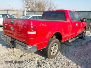 2005 Ford F-150 XLT with VIN 1FTPX14545NB25583, listed as a IAAI auction lot 41791676 with 142,858 mi miles. Bid and sale history available at carsss.com. Image 4.