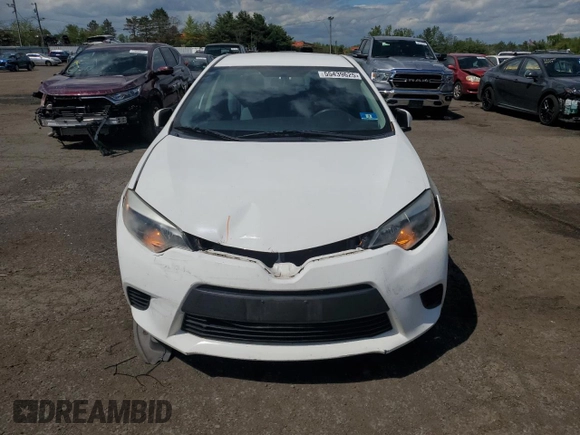 2016 Toyota Corolla L with VIN 2T1BURHE9GC519730, listed as a Copart auction lot 55439625 with 58,846 mi miles and Salvage Title. Bid and sale history available at DreamBid. Image 5.