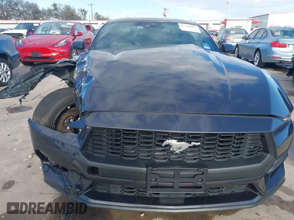 2024 Ford Mustang EcoBoost with VIN 1FA6P8TH0R5118562, listed as a IAAI auction lot 41340897 with 3,155 mi miles. Bid and sale history available at carsss.com. Image 6.