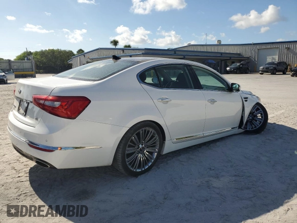 2016 Kia Cadenza Premium z VIN KNALN4D7XG5208071, wystawiony jako Copart lot #60298025 z przebiegiem 59 430 mil mil oraz Szkoda całkowita • Salvage title. Historia ofert i sprzedaży dostępna na DreamBid. Obrazek 3.