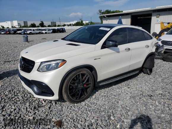 2018 Mercedes-Benz GLE 63 S AMG with VIN 4JGED7FB6JA119044, listed as a Copart auction lot 61832525 with 55,801 mi miles and Salvage title. Bid and sale history available at DreamBid. Image 1.