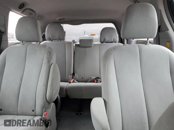 2012 Toyota Sienna with VIN 5TDKA3DC2CS010056, listed as a Copart auction lot 44639505 with 146,195 mi miles and Salvage Title. Bid and sale history available at DreamBid. Image 10.