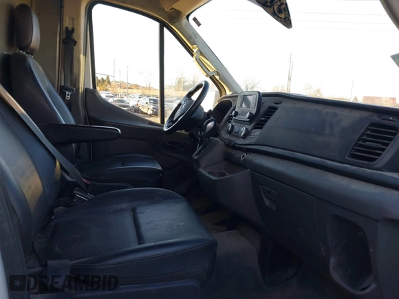 2021 Ford Transit Cargo with VIN 1FTBR1C82MKA66713, listed as a IAAI auction lot 41479187 with 50,415 mi miles and . Bid and sale history available at DreamBid. Image 5.