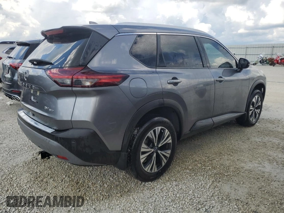 2022 Nissan Rogue SV with VIN JN8BT3BB4NW335769, listed as a Copart auction lot 73807614 with 3,997 mi miles and Salvage Title. Bid and sale history available at DreamBid. Image 3.