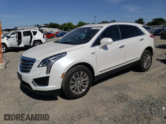 2017 Cadillac XT5 Luxury AWD with VIN 1GYKNDRS0HZ180703, listed as a Copart auction lot 58793895 with 30,339 mi miles and Salvage title. Bid and sale history available at DreamBid. Image 1.