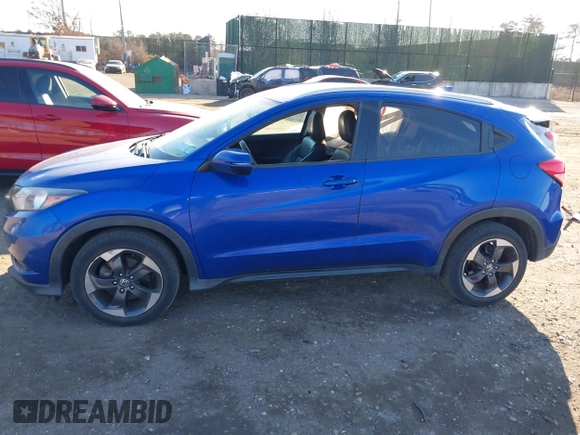 2018 Honda HR-V EX-L Navi with VIN 3CZRU6H74JM705814, listed as a IAAI auction lot 41296671 with 56,702 mi miles. Bid and sale history available at carsss.com. Image 14.