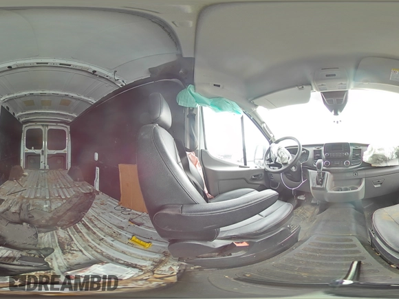 2024 Ford Transit Cargo with VIN 1FTBR1C80RKA15590, listed as a Copart auction lot 47407495 with 28,463 mi miles and Salvage Title. Bid and sale history available at DreamBid. Image 15.