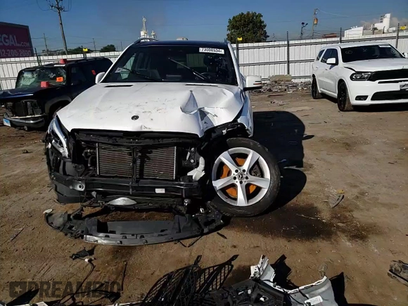 2019 Mercedes-Benz GLE 400 with VIN 4JGDA5GB5KB206405, listed as a Copart auction lot 73008534 with 79,206 mi miles and Salvage title. Bid and sale history available at DreamBid. Image 12.