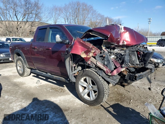 2016 Ram 1500 Sport z VIN 1C6RR7HT5GS230188, wystawiony jako Copart lot #87683885 z przebiegiem Nie podano mil oraz Szkoda całkowita • Salvage title. Historia ofert i sprzedaży dostępna na DreamBid. Obrazek 4.