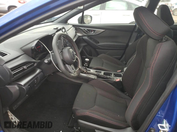 2024 Subaru WRX Premium with VIN JF1VBAH65R9803917, listed as a Copart auction lot 53911935 with 10,537 mi miles and Salvage title. Bid and sale history available at DreamBid. Image 7.