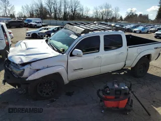 2015 Toyota Tacoma with VIN 3TMMU4FN0FM074993, listed as a Copart auction lot 47581255 with 186,798 mi miles and Salvage Title. Bid and sale history available at carsss.com. Image 1.