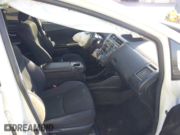 2017 Toyota Prius v Two with VIN JTDZN3EU9HJ066736, listed as a IAAI auction lot 42025100 with 89,082 mi miles. Bid and sale history available at carsss.com. Image 5.