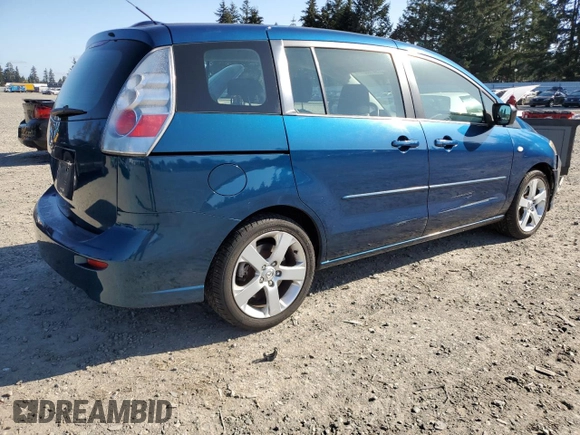 2006 Mazda 5 Sport with VIN JM1CR293760113190, listed as a Copart auction lot 54105865 with 120,194 mi miles and Salvage Title. Bid and sale history available at carsss.com. Image 3.