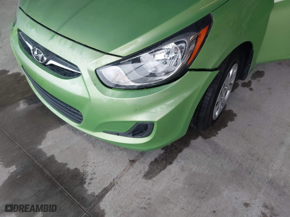 2014 Hyundai Accent GS with VIN KMHCT5AE6EU168619, listed as a IAAI auction lot 41856429 with 227,552 mi miles. Bid and sale history available at carsss.com. Image 6.