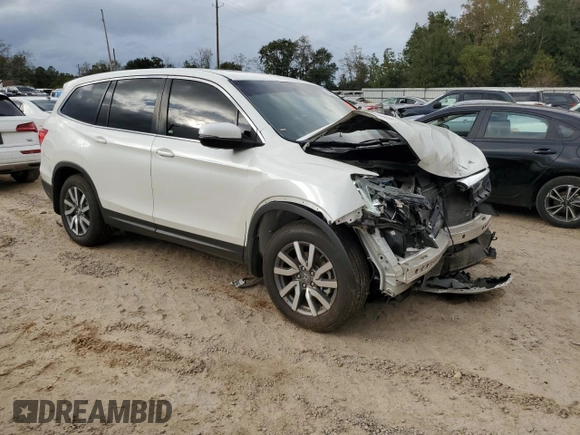 2019 Honda Pilot EX-L with VIN 5FNYF5H43KB007793, listed as a Copart auction lot 80502344 with 105,475 mi miles and Non repairable. Bid and sale history available at DreamBid. Image 4.
