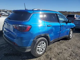 2021 Jeep Compass Sport z VIN 3C4NJCAB9MT573752, wystawiony jako Copart lot #81375004 z przebiegiem 64 735 mil mil oraz Szkoda całkowita • Salvage title. Historia ofert i sprzedaży dostępna na DreamBid. Obrazek 3.