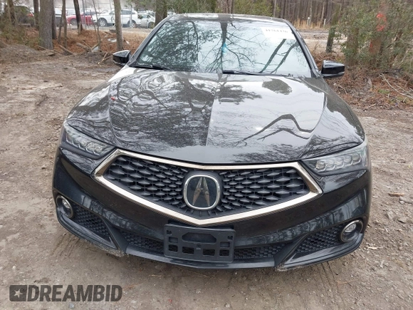 2019 Acura TLX w/A-Spec Pkg with VIN 19UUB1F6XKA004794, listed as a IAAI auction lot 41761436 with 91,087 mi miles. Bid and sale history available at carsss.com. Image 12.