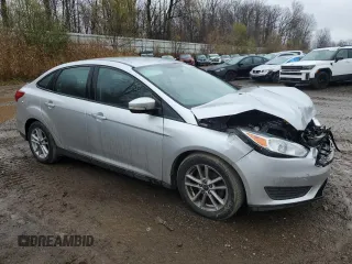 2017 Ford Focus SE with VIN 1FADP3F28HL280354, listed as a Copart auction lot 81045004 with 58,852 mi miles and Salvage Title. Bid and sale history available at carsss.com. Image 4.