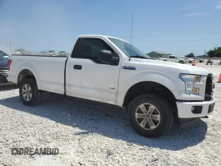 2017 Ford F-150 XL with VIN 1FTMF1EP6HKC79630, listed as a Copart auction lot 52745705 with 53,936 mi miles and Salvage title. Bid and sale history available at DreamBid. Image 4.