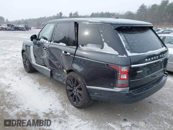 2013 Land Rover Range Rover SC z VIN SALGS2EFXDA105087, wystawiony jako IAAI lot #41289338 z przebiegiem 89 143 mil mil oraz . Historia ofert i sprzedaży dostępna na DreamBid. Obrazek 3.