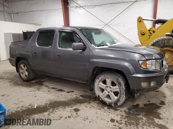 2014 Honda Ridgeline RTL with VIN 5FPYK1F57EB003368, listed as a Copart auction lot 88280455 with 154,446 mi miles and Salvage title. Bid and sale history available at DreamBid. Image 4.