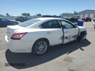 2011 Nissan Maxima SV with VIN 1N4AA5APXBC826940, listed as a Copart auction lot 57809935 with Not provided miles and Salvage title. Bid and sale history available at DreamBid. Image 3.