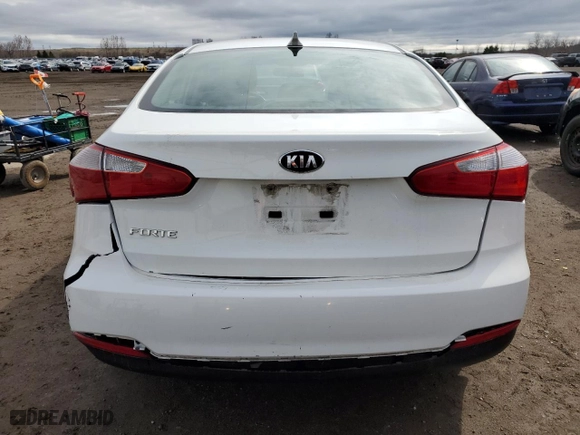 2014 Kia Forte LX with VIN KNAFX4A6XE5143982, listed as a Copart auction lot 52069774 with 247,244 mi miles and Salvage Title. Bid and sale history available at carsss.com. Image 6.