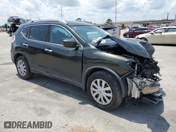 2016 Nissan Rogue S with VIN 5N1AT2MNXGC863261, listed as a Copart auction lot 53807464 with 109,166 mi miles and Salvage Title. Bid and sale history available at DreamBid. Image 4.