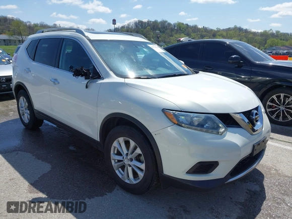 2014 Nissan Rogue SV with VIN 5N1AT2MT2EC812574, listed as a IAAI auction lot 41974060 with 101,017 mi miles and . Bid and sale history available at DreamBid. Image 1.