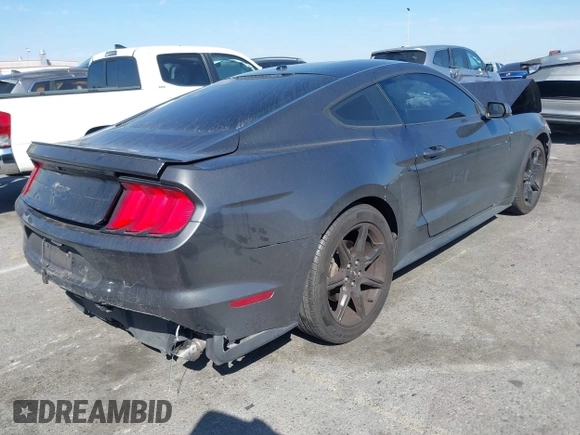 2019 Ford Mustang EcoBoost with VIN 1FA6P8TH8K5106195, listed as a IAAI auction lot 41688821 with 64,306 mi miles and . Bid and sale history available at carsss.com. Image 4.