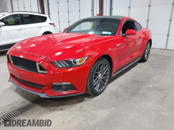 2016 Ford Mustang V6 z VIN 1FA6P8AM8G5293266, wystawiony jako IAAI lot #42467791 z przebiegiem 140 174 mil mil oraz . Historia ofert i sprzedaży dostępna na DreamBid. Obrazek 2.