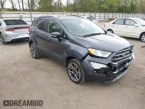 2021 Ford EcoSport Titanium z VIN MAJ6S3KL5MC452064, wystawiony jako IAAI lot #42049689 z przebiegiem 66 056 mil mil oraz . Historia ofert i sprzedaży dostępna na DreamBid. Obrazek 1.