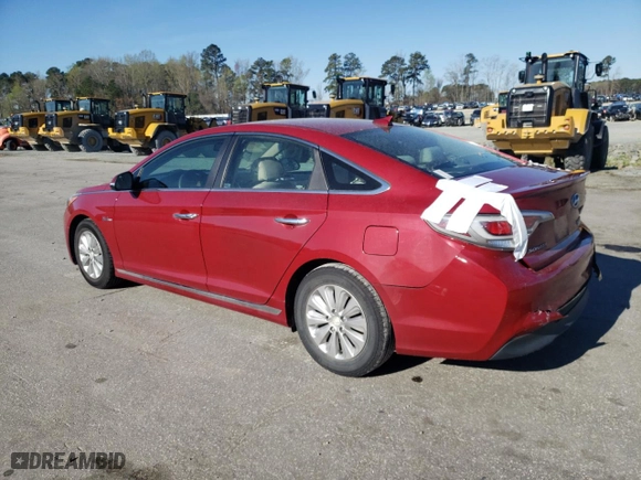 2016 Hyundai Sonata Hybrid SE with VIN KMHE24L15GA033166, listed as a Copart auction lot 50326395 with 148,434 mi miles and Salvage Title. Bid and sale history available at carsss.com. Image 2.
