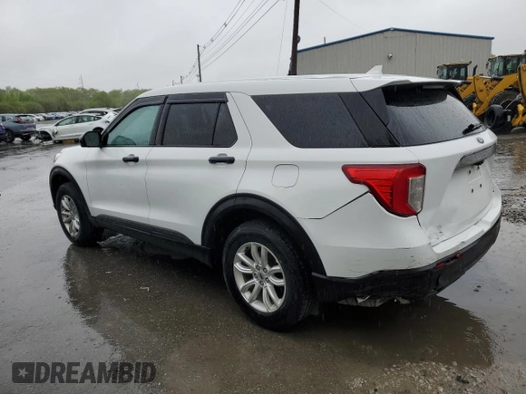 2020 Ford Explorer with VIN 1FMSK8BH3LGC01631, listed as a Copart auction lot 54668005 with 22,047 mi miles and Salvage title. Bid and sale history available at DreamBid. Image 2.