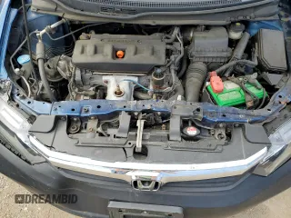 2012 Honda Civic EX-L with VIN 19XFB2F98CE363440, listed as a Copart auction lot 47724625 with 138,364 mi miles and Salvage Title. Bid and sale history available at DreamBid. Image 11.