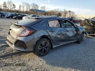 2018 Honda Civic EX with VIN SHHFK7H5XJU216923, listed as a Copart auction lot 49716635 with Not provided miles and Salvage title. Bid and sale history available at DreamBid. Image 3.