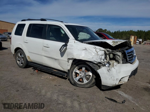2012 Honda Pilot EX-L with VIN 5FNYF4H67CB029972, listed as a Copart auction lot 45150375 with 212,534 mi miles and Salvage Title. Bid and sale history available at DreamBid. Image 4.