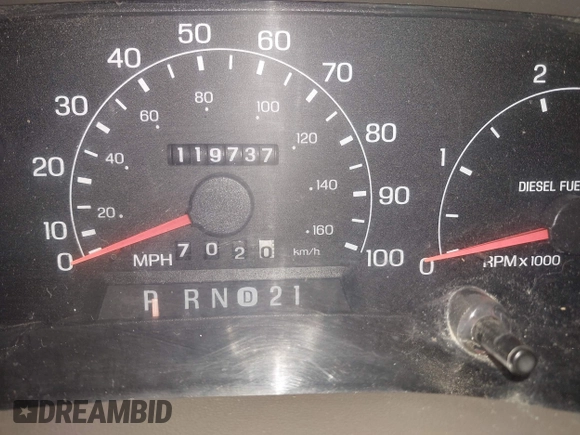2000 Ford F-250 XL z VIN 1FTNX20F7YEB54544, wystawiony jako IAAI lot #42526065 z przebiegiem 119 737 mil mil oraz . Historia ofert i sprzedaży dostępna na DreamBid. Obrazek 7.