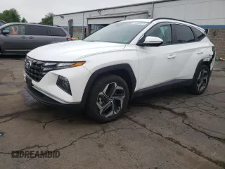 2023 Hyundai Tucson SEL z VIN 5NMJFCAE2PH177433, wystawiony jako Copart lot #57032075 z przebiegiem 22 968 mil mil oraz Szkoda całkowita • Salvage title. Historia ofert i sprzedaży dostępna na DreamBid. Obrazek 1.