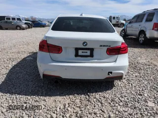 2018 BMW 3 Series 330e iPerformance with VIN WBA8E1C59JA756629, listed as a Copart auction lot 49061185 with 82,420 mi miles and Salvage Title. Bid and sale history available at carsss.com. Image 6.