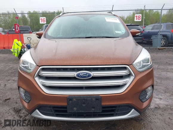 2017 Ford Escape Titanium with VIN 1FMCU0JD3HUB20846, listed as a IAAI auction lot 42182260 with 28,610 mi miles and . Bid and sale history available at DreamBid. Image 13.