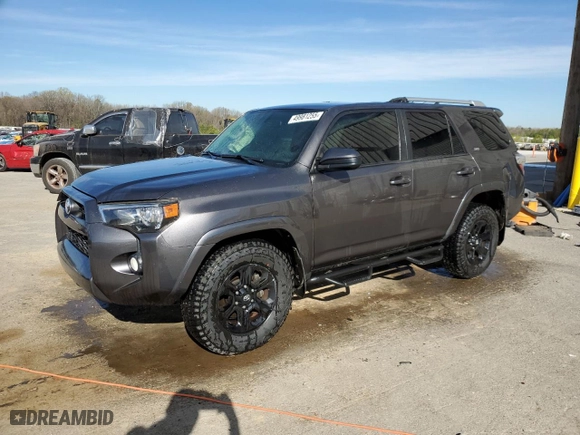 2014 Toyota 4Runner SR5 with VIN JTEZU5JR6E5069965, listed as a Copart auction lot 49981255 with 147,141 mi miles and Salvage Title. Bid and sale history available at carsss.com. Image 1.