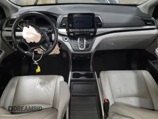 2018 Honda Odyssey EX-L with VIN 5FNRL6H71JB050444, listed as a Copart auction lot 87472554 with 102,667 mi miles and Salvage Title. Bid and sale history available at carsss.com. Image 8.