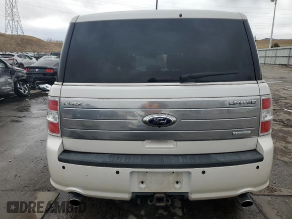 2011 Ford Flex Limited w/Ecoboost with VIN 2FMHK6DT8BBD28185, listed as a Copart auction lot 48962345 with 181,775 mi miles and Salvage Title. Bid and sale history available at carsss.com. Image 6.