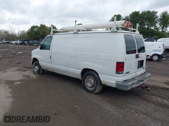 2002 Ford Econoline Cargo with VIN 1FTNE24L02HB73531, listed as a IAAI auction lot 41676620 with 125,683 mi miles and . Bid and sale history available at DreamBid. Image 3.