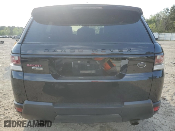 2017 Land Rover Range Rover Sport with VIN SALWR2FE0HA134956, listed as a Copart auction lot 52694145 with 156,221 mi miles and Salvage Title. Bid and sale history available at DreamBid. Image 6.