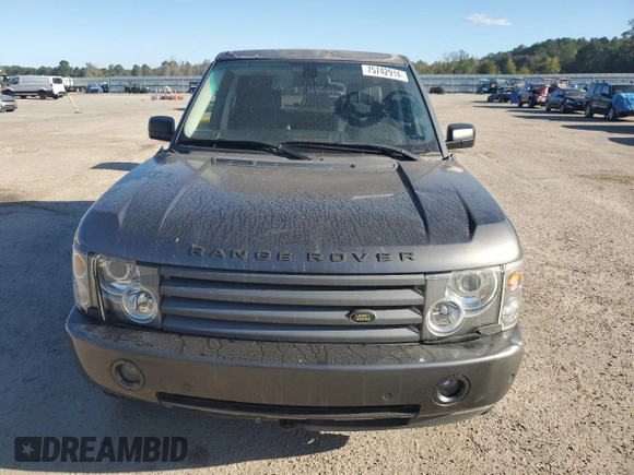 2005 Land Rover Range Rover with VIN SALMF11455A197801, listed as a Copart auction lot 75742914 with 157,851 mi miles and Salvage title. Bid and sale history available at DreamBid. Image 5.