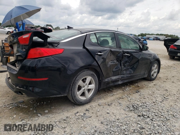 2014 Kia Optima LX z VIN 5XXGM4A73EG322174, wystawiony jako Copart lot #56183635 z przebiegiem 97 173 mil mil oraz Szkoda całkowita • Salvage title. Historia ofert i sprzedaży dostępna na DreamBid. Obrazek 3.