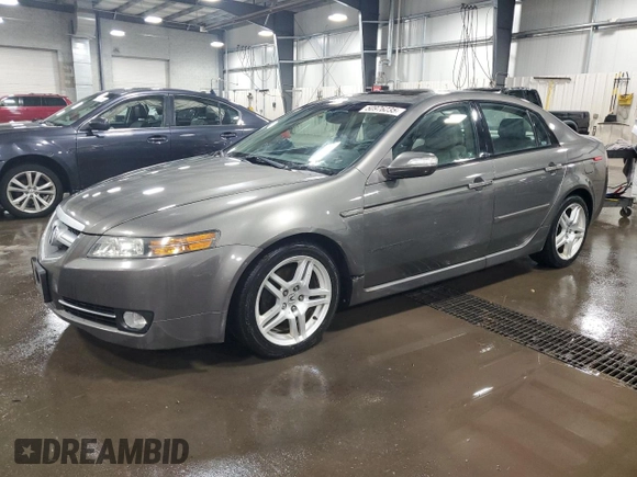2008 Acura TL with VIN 19UUA66228A051453, listed as a Copart auction lot 50976235 with 207,531 mi miles and Salvage Title. Bid and sale history available at carsss.com. Image 1.